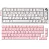 Portable 68 Keys with Knob Hot Swappable Wired Plug and Play RGB White Switch 60% Mechanical Keyboard for Laptop for Macbook Pro