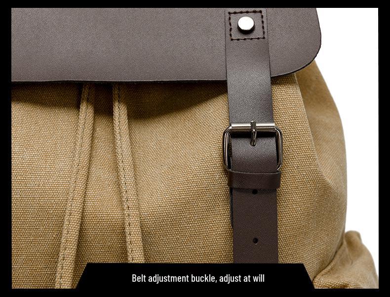 Men's Canvas Trend Large Capacity Casual Backpack