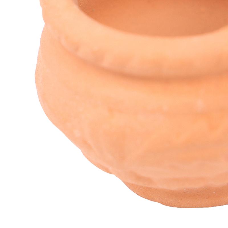 1:12 Dollhouse Miniature Mini Ceramics Flower Pot Fairy Garden Decoration