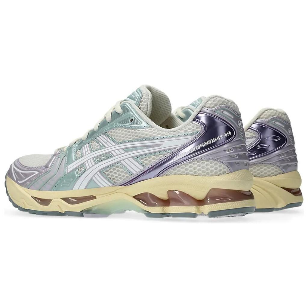 Asics Gel Kayano 14 Comfortable Low Top Casual Running Shoes Unisex Green Purple 1203A537-105