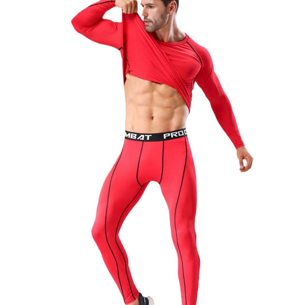 Solid Color Long Sleeve Quick-Dry Athletic Base Layer - Breathable, Elastic, Sweat-Wicking for Running, Basketball, and Football.