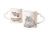 Kurilian Bobtail - Cat Mug, Adorable Heart-shaped Handle Mug, Universal Gift from Brand