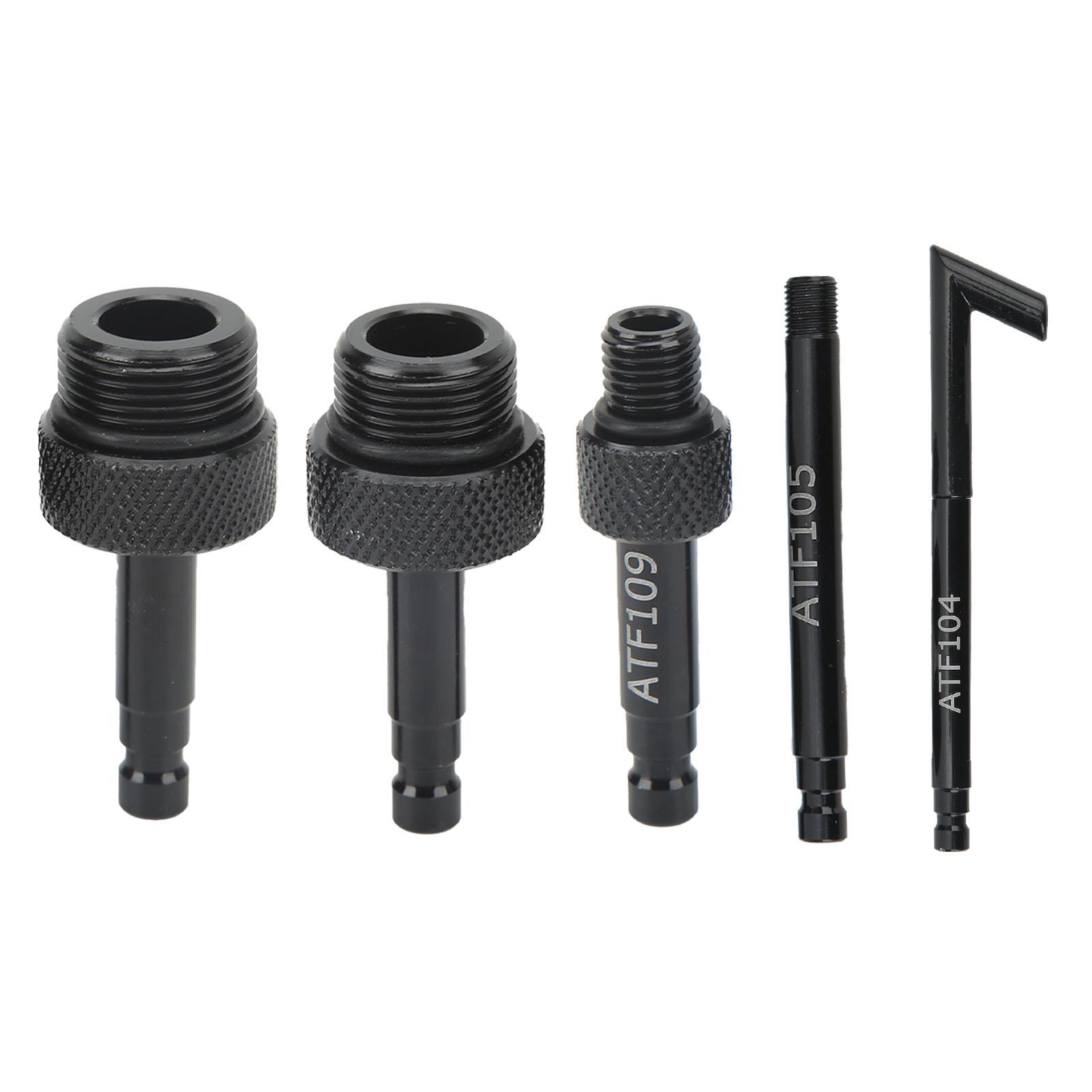 5pcs ATF Automatic Transmission Fluid Oil Filler Adapters VAS6262 2 Fit For AISIN 09G 01J CVT Transmission чёрный