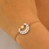 Elegant Moon Sun Pendant Necklace - High-End European and American Style Clavicle Chain for Women