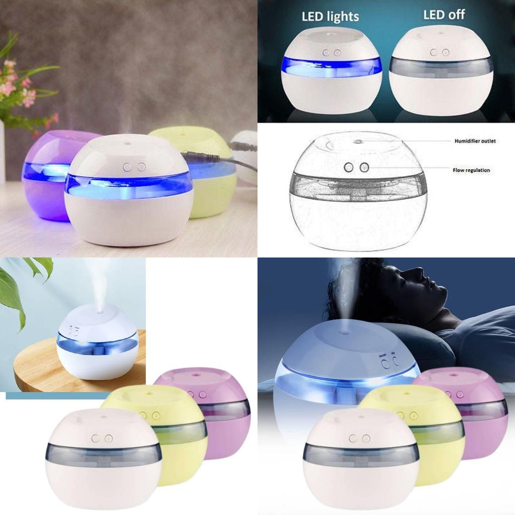 Compact Usb Mini Humidifier Ideal For Home And Office Silent Operation Aromatherapy