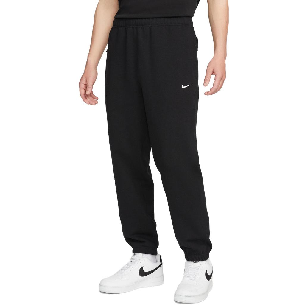 Nike Solo Swoosh Fleece Joggers Men Bottoms Black DX0816-010