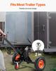 1500lbs 2-in-1 Trailer Dolly 22 and 26 In Adjustable Height 2in Ball with Caster