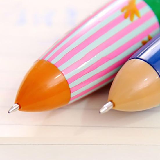Bolígrafo Retráctil con Tinta Azul Figura de Dibujos Animados Linda Herramienta de Escritura Creativa para Estudiantes Oficina Escritura Suave Agarre Antideslizante Divertido