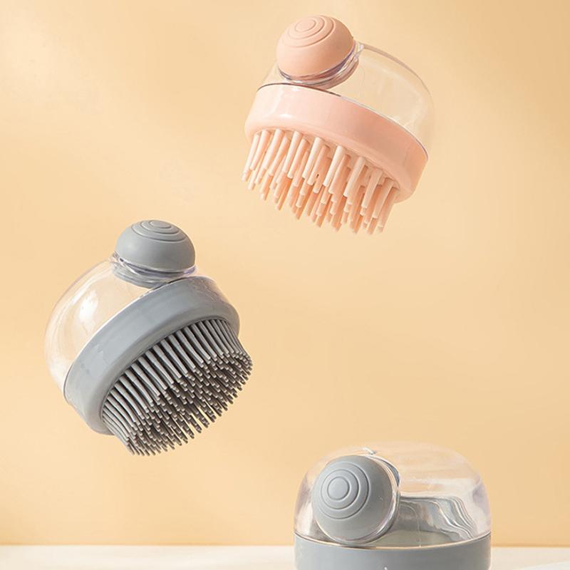 Shampoo Brush Head Massage Brush Head Scratching Artifact Ladies Scalp Shampoo Comb Silicone Shampoo Comb