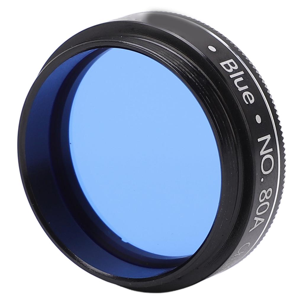1.25 Inch Eyepiece Filter Blue 80A Improving Clarity Telescope Filter for Star Cluster Observation