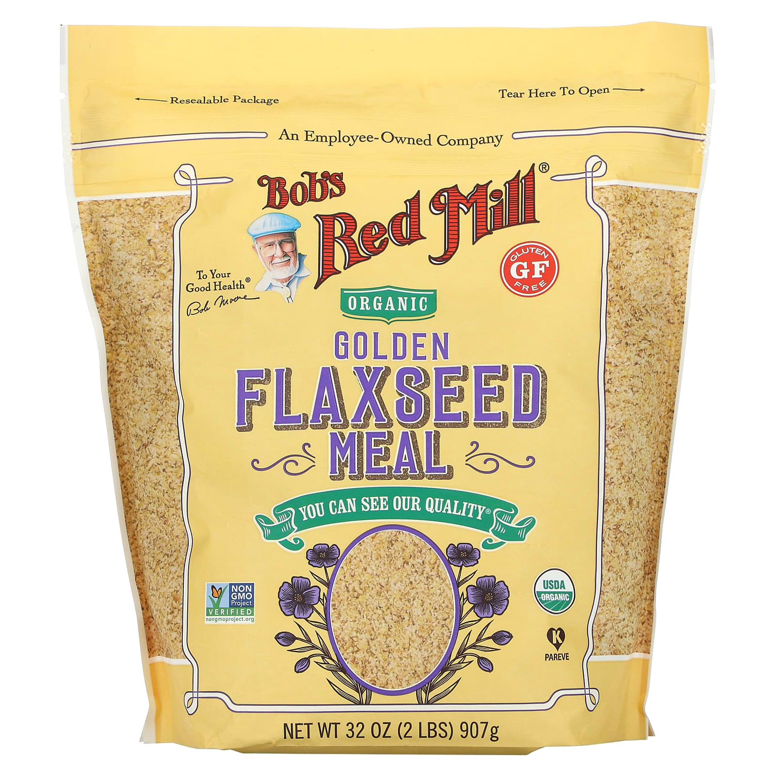 

Bob S Red Mill, Organic Golden Flaxseed Wheat, 907G (32Oz)