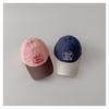 Summer new children's fashion color matching sunscreen baseball cap trendy baby retro letter embroidery versatile cap