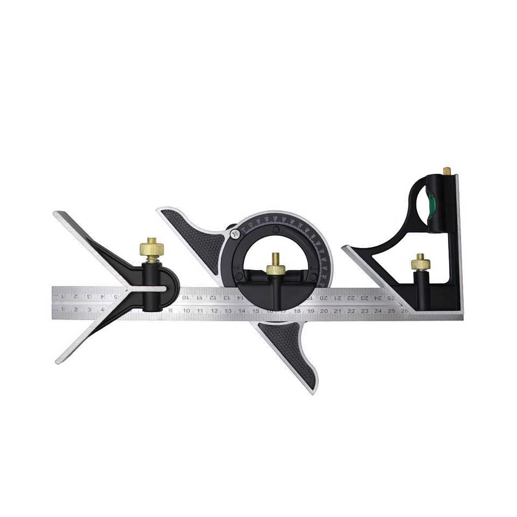 Combination Angle Ruler Accurate Woodworking Accessory Hand Tools Adjustable Measuring Protractor Measure Tool