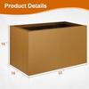 32x16x16 Corten Steel Planter Box Rustic Metal Planter with Drainage Holes Rust Weather Resistant for Patio Garden Indoor Outdo