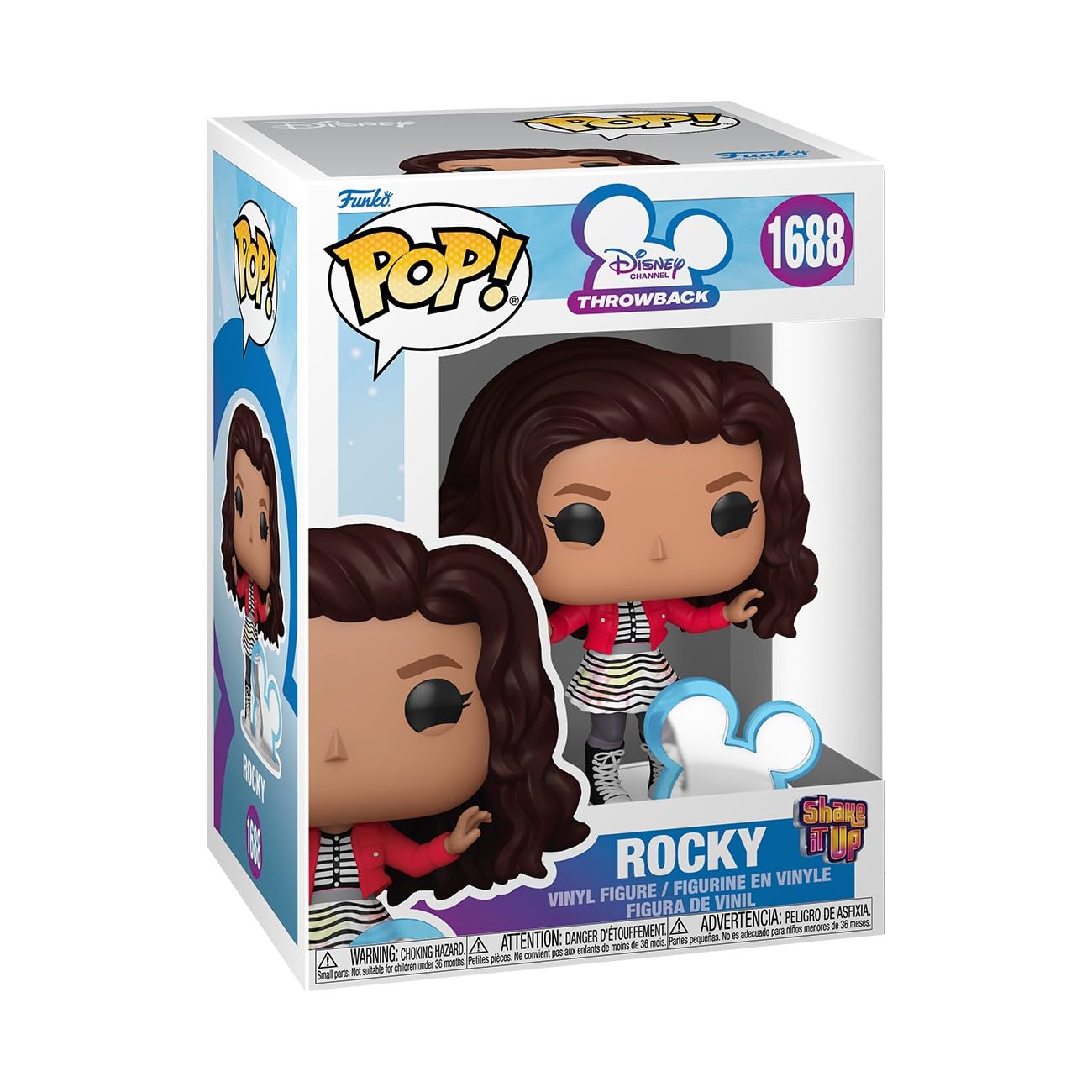 Funko Shake it Up Рокки Икона Диснея Коллекционная виниловая фигурка Идея для подарка Официальный продукт Игрушки для детей и взрослых Фанаты Диснея Фигурка-модель для коллекционеров