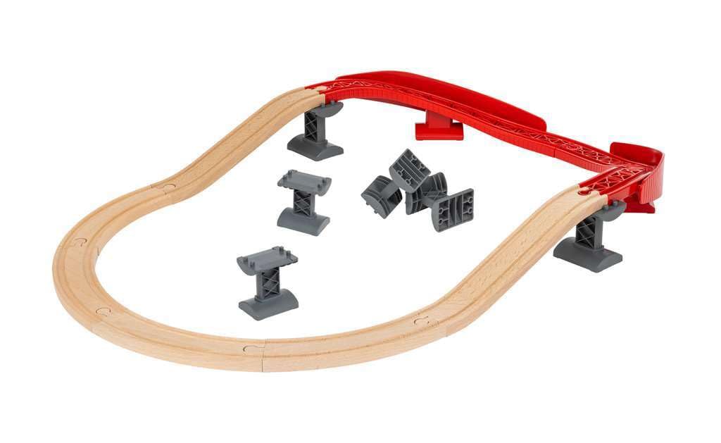 BRIO Kurvenpack 33995, ab 3 Jahren [Spielzeug, Holzspielzeug, Holzschienen-Set, Geschenk (GeburtstagWeihnachten)]