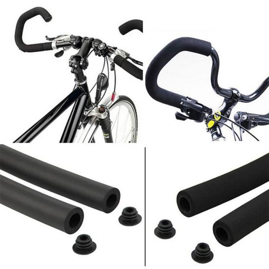 2Pcs Bike Bicycle Cycling Butterfly Sleeve Skidproof Handlebar Grip Sponge Cover
