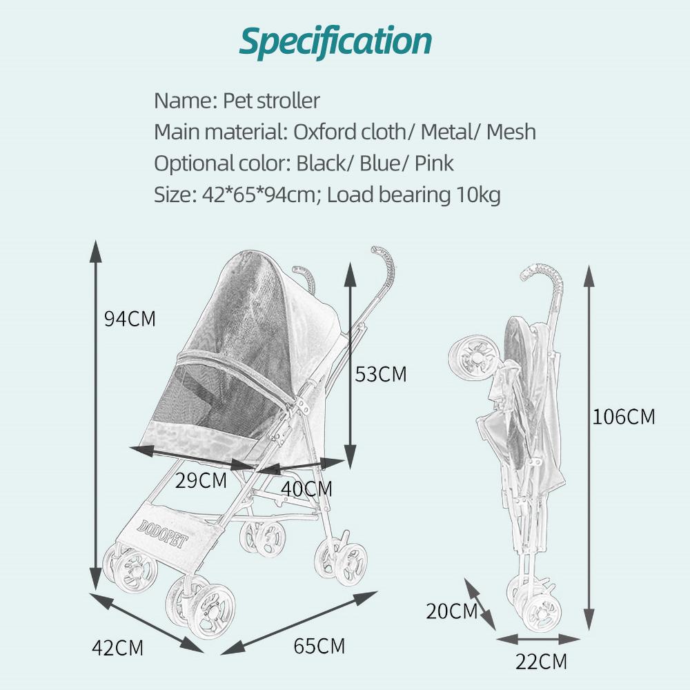dodopet dog stroller