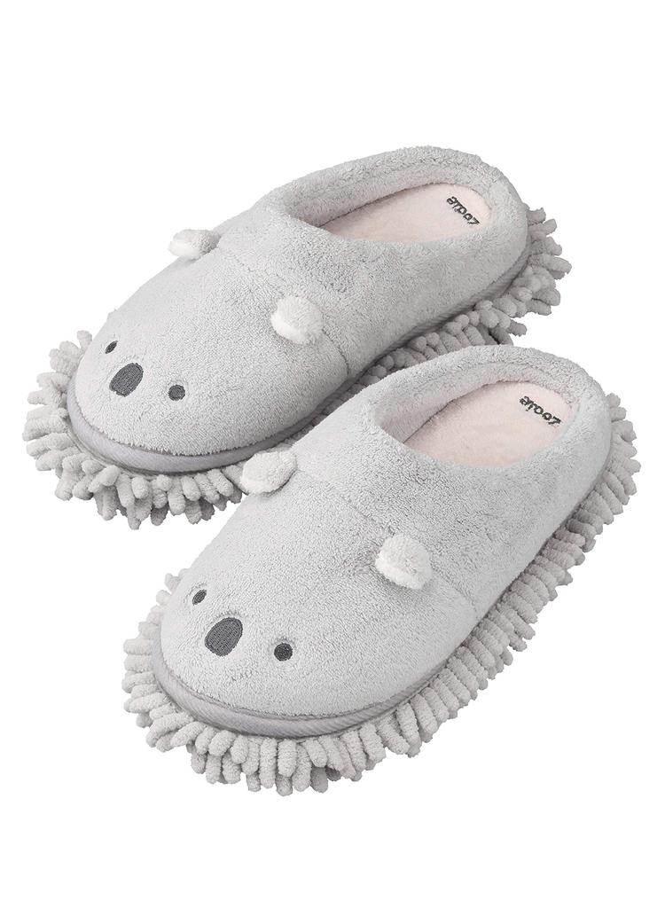 CB JAPAN Carari Cleaning Sizes Simply slip them on for floor Detachable and washable mop Soft and fluffy with a CB JAPAN Carari Zooey Slippers,