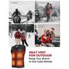 Motorrad Beheizte Weste Herren Beheizte Weste Mit 8 Heizzonen Usb Elektrische Heizweste Zum Skifahren Angeln Outdoor-XinHan