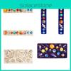 Puzzle di Pianeti Spaziali in Legno Giocattoli Montessori Per Bambini Vassoio Puzzle Educativo Per L'Apprendimento Scientifico