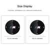 -45/48mm Car Multimedia Knob Sticker Anti Scratch Cover For BMW 1 2 3 4 5 7 Series X1 X2 X3 X5 X4 X6 X7 F25 F26 G06 G05 E46 E90