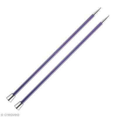 Knitting Needle - KNITPRO - 40 Cm - 7 Mm - Colored Aluminum - Purple
