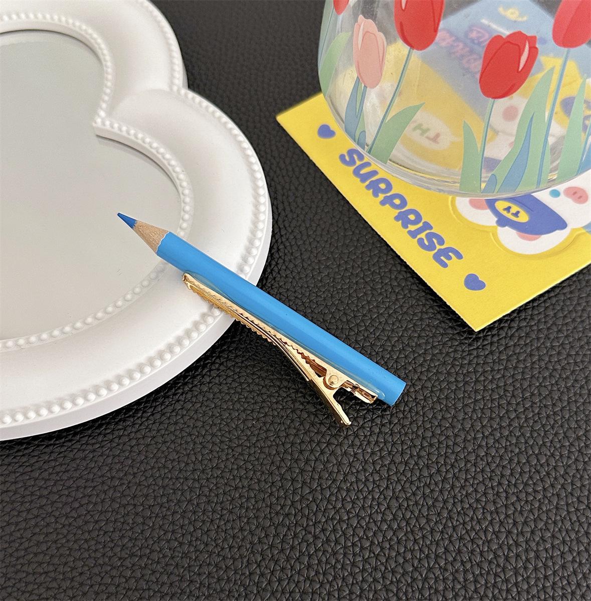 

Креативный милый забавный аксессуар-заколка для волос в виде карандаша