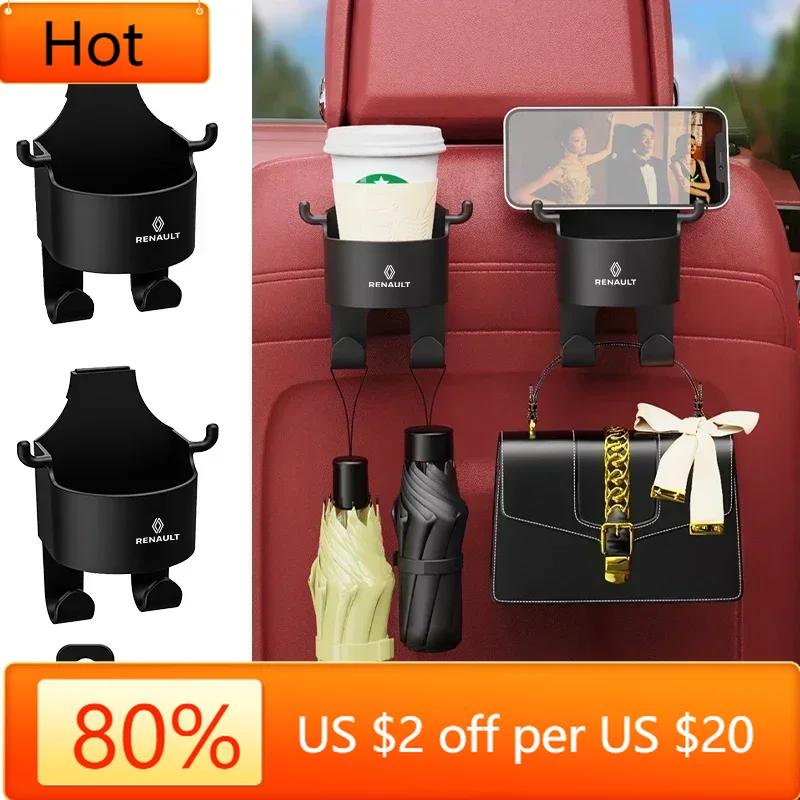 2026 Chaud Pour Renault Autocollants Intérieurs Crochet Porte-gobelet de voiture produits automobiles multifonctionnels porte-gobelet intérieur pour R