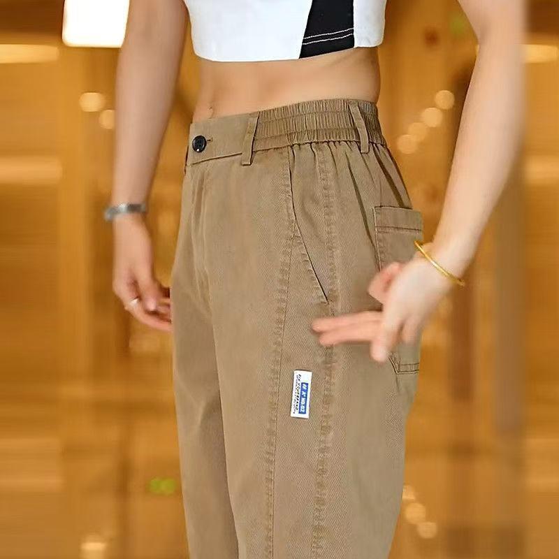 Ultra-thin High-quality Soft Fabric Jeans Loose Straight Plus Size Jeans