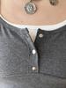 Louvre Spring Double Strap Buttoned Camisole Slimming Top