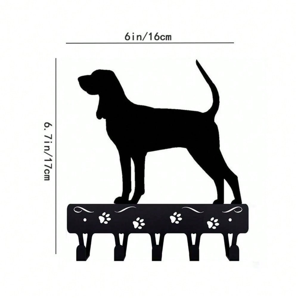 

Elegant Black Metal Wall Hook for Home Decoration and Organization 16x18