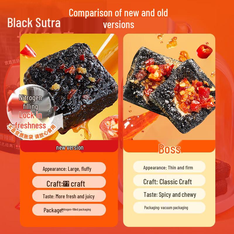 Black Classic Changsha Stinky Tofu Snacks