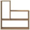 Wall Shelf Artisan Oak 60 x 11 x 60 cm Engineered Wood