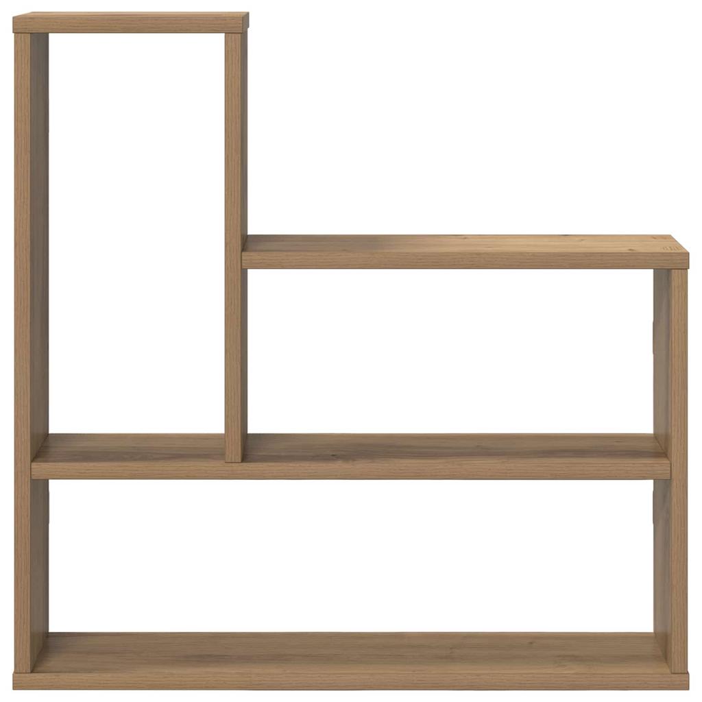 Wall Shelf Artisan Oak 60 x 11 x 60 cm Engineered Wood