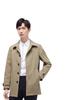 Romon Men's Mid-Length Cadre Style Trench Coat - Slim-Fit Autumn Jacket 2025 Trend
