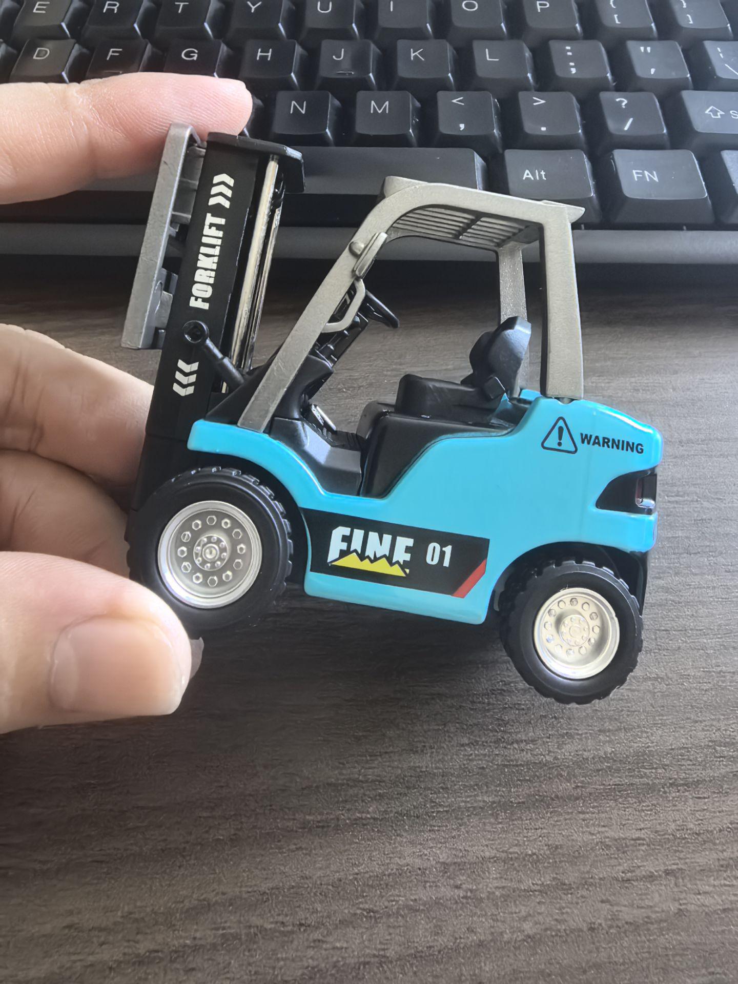 ТикТок Вилочный погрузчик 1:64 Мини Bluetooth Пульт Дистанционного Управления Сплав Модель Радиоуправляемой Игрушечной Машинки