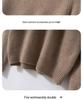 2025 Fall/Winter Women's High Neck Soft Five-Needle Thick Cashmere Sweater Base Layer