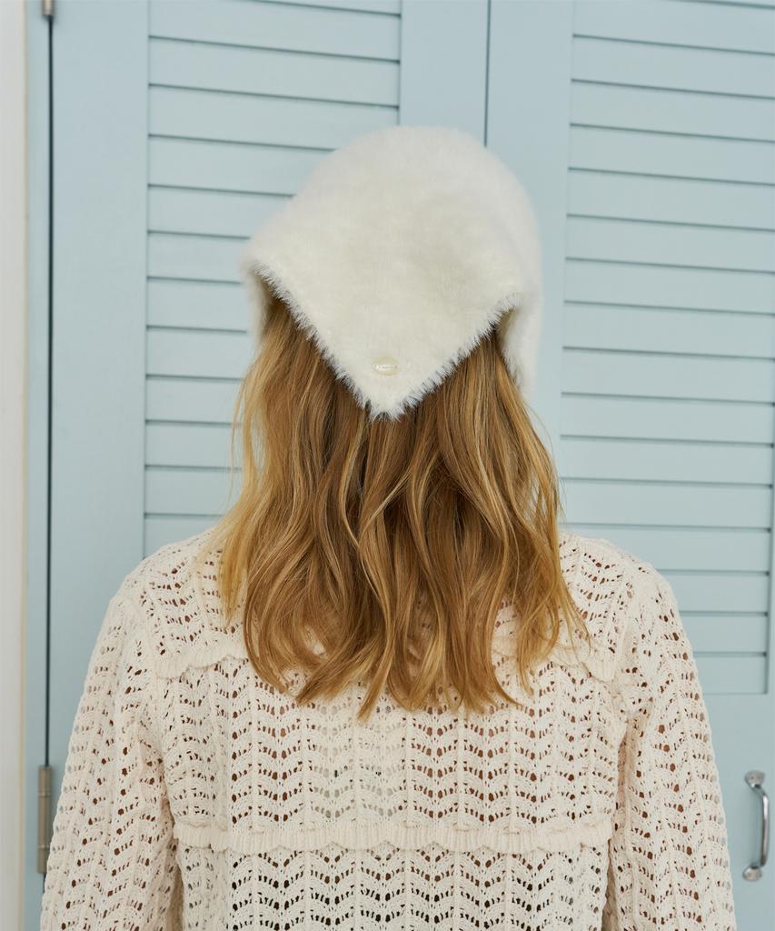 Ssekkondo Somi Fluffy Hair Scarf_2 Colors