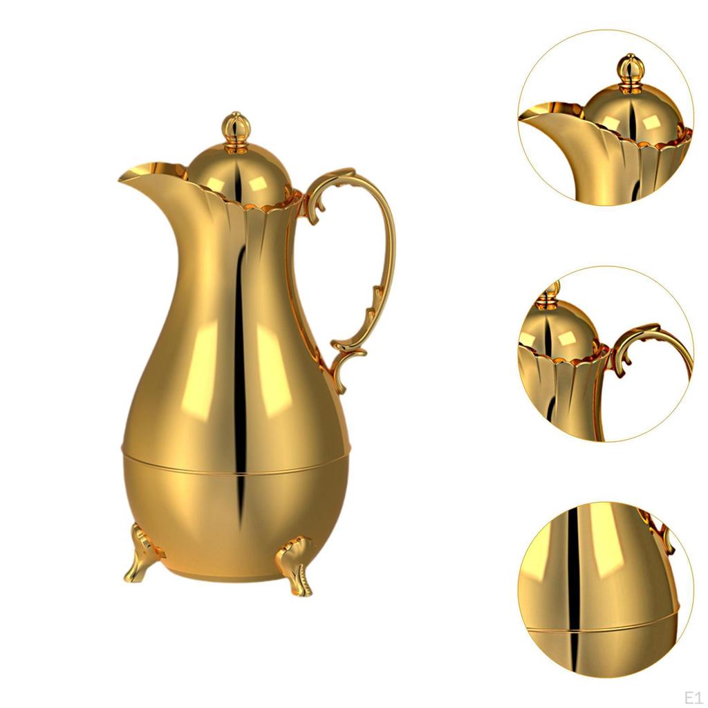 Insulated Coffee Carafe Arabian Thermal Pot Luxury Ornaments Dispenser for Home
