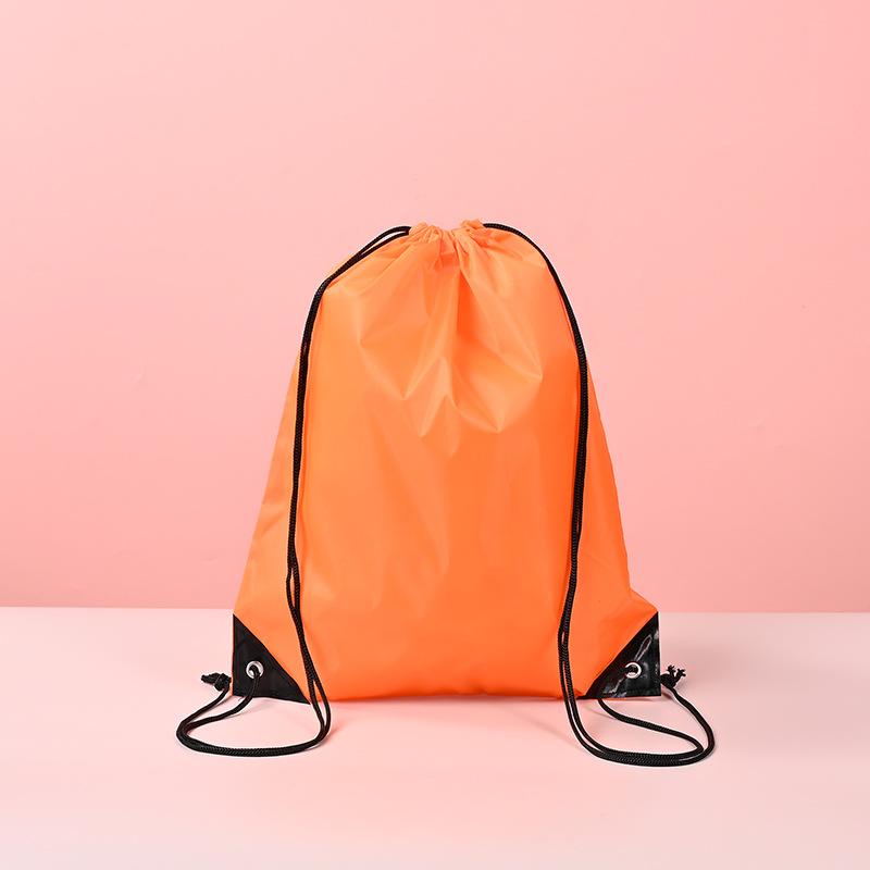 Reusable Drawstring Shopping Bag Backpack Oxford Cloth Bags for Food/Travel/Outdoor Grocery Bags