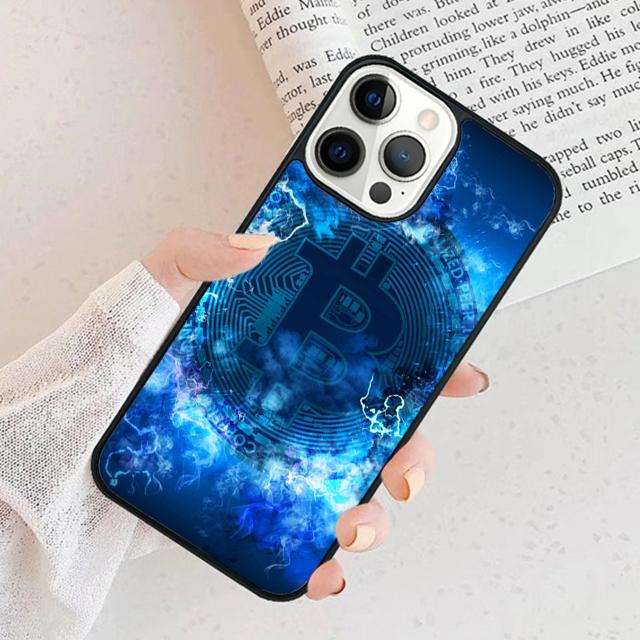 BTC Bitcoin Phone Case For iPhone 17 Air 15 16 Cover 11 13 14 Pro Max 12 Plus Max Fundas