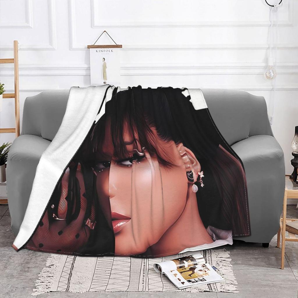 Music Singer Ayliva Blankets Soft Warm Flannel Throw Blanket Cover for Bed Living room Picnic Travel Home Couch
