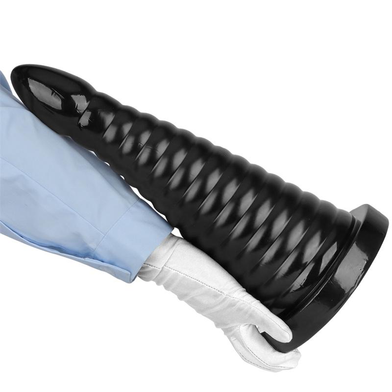37 cm velká černá chryzantéma anus anus plug Extra velký tlustý anální expandér expanzní hračka Sex produkt Pagoda Penis