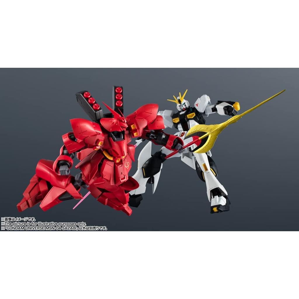 UNIVERSO GUNDAM Mobile Suit Gundam Contrattacco di Char MSN-04 SAZABI Circa. Figura mobile dipinta in ABS e PVC da 155 mm BAS63290