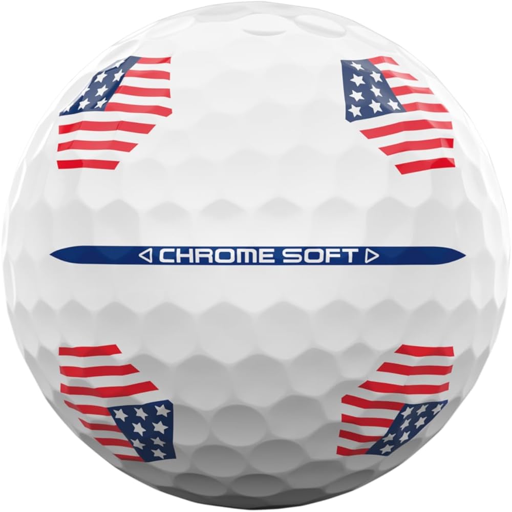 Callaway Chrome Soft Golf Balls 24 TruTrack USA 3-Piece Structure White