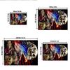 "American Spirit: Eagle, Lion, Motorcycle Biker Art Print"Office Mat Home Decor Office Desk Chair Carpet for Office Ph118
