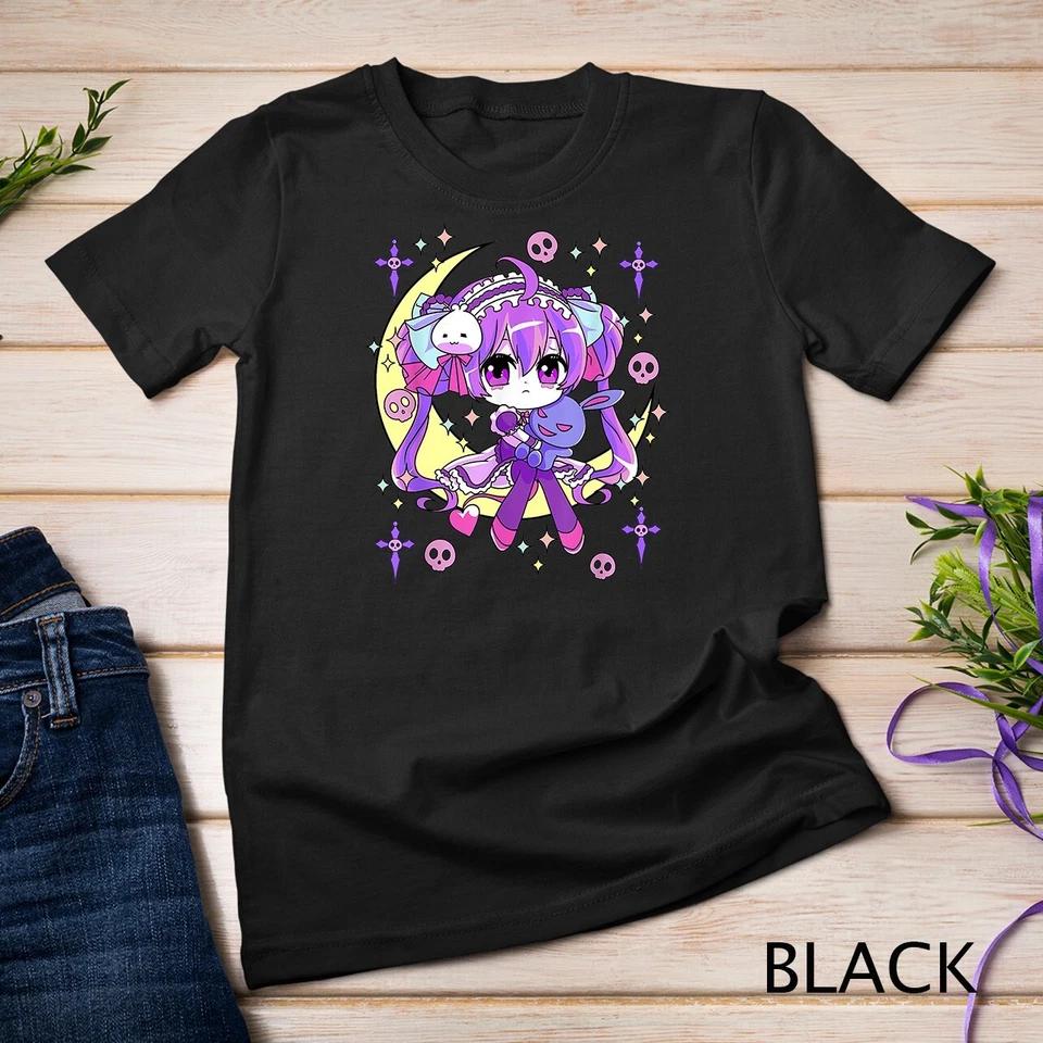 Cute Chibi Kawaii Anime Girls Pastel Goth for Kids T-Shirt Unisex T-shirt 1 4XL