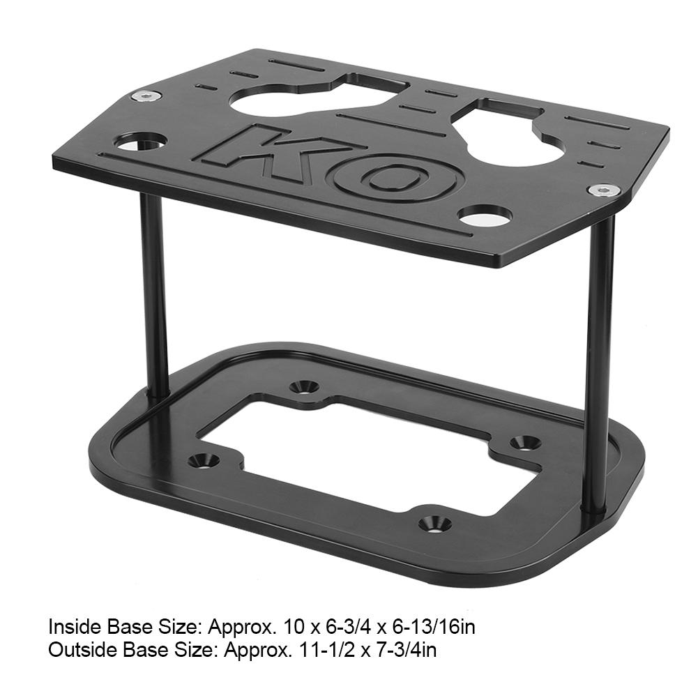 Edelstahl Batteriehalterung für Optima 3478 Batterie Rot Gelb Top Schwarz