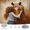 500pcs/Puzzle Game for Endurance And Logic Training - Exquisite Puzzle - (Embrace) Suitable for Living Room Decoration, Wedding Home Setup, Gift Packa
